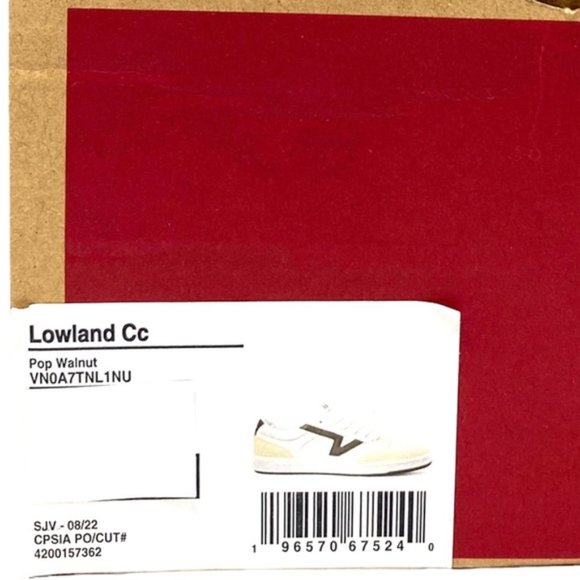 VANS Women Lowland ComfyCush Shoes Low Sneakers Suede Leather Beige VN0A7TNL1NU - Picture 8 of 9